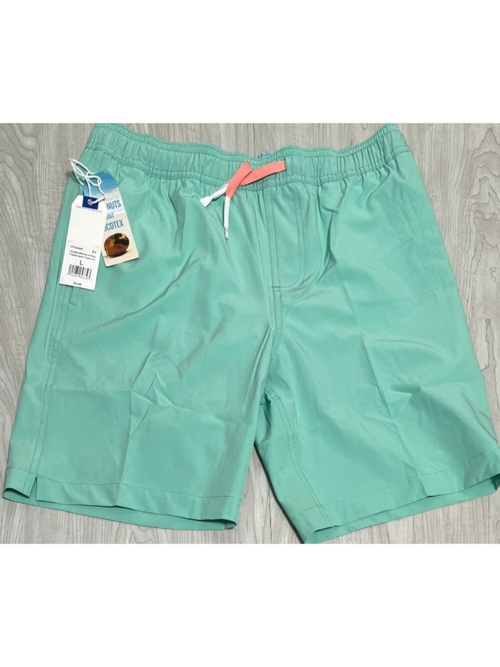 Southern Tide YL green Isle of Pines swim trunks bathing suit